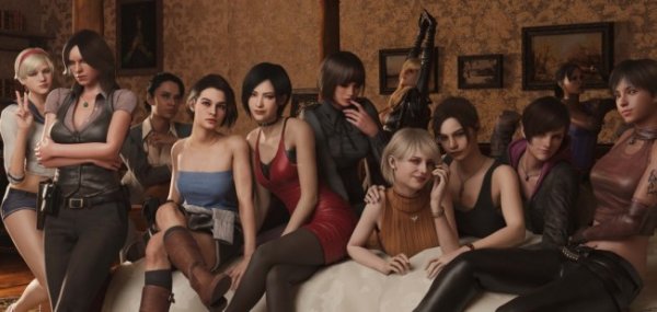正中优配 《生化危机》系列女主全家福来了 吉尔、艾达同框！